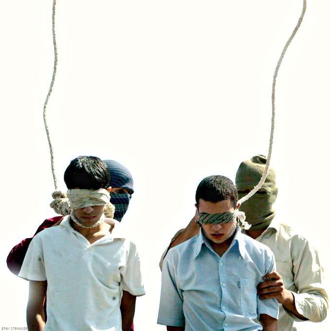HanifJazayeri's tweet photo. 🚨 Iran's execution record over the past 24 hours

14 people hanged on 1 March, including:
▪️ 1 woman
▪️ 3 brothers
▪️ A father & son

In February, 100 people were hanged, including 20 people on 26 Feb alone

On 28 Feb, 1 man was hanged in public

#StopExecutionsInIran @drmaisato

Sources: 
https://t.co/W1x7ngmboe
https://t.co/3vspkYPKuC