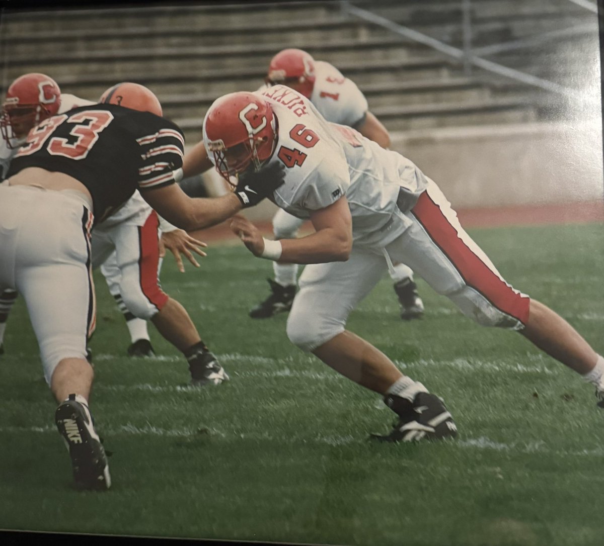 Eli Rickell (@eli_rickell) on Twitter photo After a great conversation with <a href="/TerryUrsin/">Terry Ursin</a> I am blessed to say I have received an offer from my Dad’s Alma Mater Cornell! #AGTG
<a href="/WesleyanFB97/">Wesleyan Football</a> <a href="/FranklinPridgen/">Franklin Pridgen</a> <a href="/CoachWild15/">Marty Wild</a> <a href="/MCDSeigler/">(Mr./Coach/Dr.) Brandon Seigler, Ph.D., Ed.S. 🇺🇸</a> <a href="/RecruitGeorgia/">Recruit Georgia</a> <a href="/BigRed_Football/">Cornell Football</a> After a great conversation with <a href="/TerryUrsin/">Terry Ursin</a> I am blessed to say I have received an offer from my Dad’s Alma Mater Cornell! #AGTG
<a href="/WesleyanFB97/">Wesleyan Football</a> <a href="/FranklinPridgen/">Franklin Pridgen</a> <a href="/CoachWild15/">Marty Wild</a> <a href="/MCDSeigler/">(Mr./Coach/Dr.) Brandon Seigler, Ph.D., Ed.S. 🇺🇸</a> <a href="/RecruitGeorgia/">Recruit Georgia</a> <a href="/BigRed_Football/">Cornell Football</a>