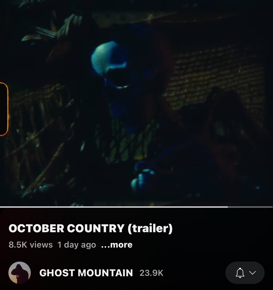 After Sematary’s triple dogshit recently we finally got something good to look forward to from the Mound!