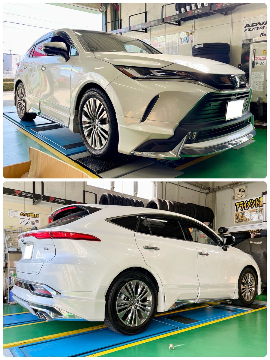 TG_moriyama's tweet image. #ハリアー x #BLITZ　#DAMPER ZZ-R
今回は #RSR の #ダウンサス の
乗り心地が硬すぎるとの事で
#減衰力調整 もできる
#全長調整式 の #車高調 に
交換していきます！
最後は #アライメント調整 もして完成です！
#ドレスアップ のご相談は
お気軽にどうぞ！
HPも見てね！
y-yokohama.com/tire-garden-se…