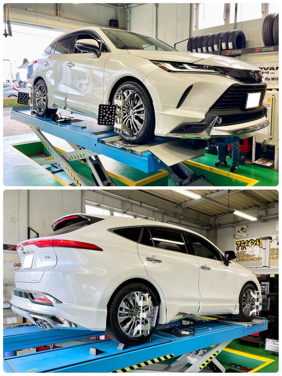TG_moriyama's tweet image. #ハリアー x #BLITZ　#DAMPER ZZ-R
今回は #RSR の #ダウンサス の
乗り心地が硬すぎるとの事で
#減衰力調整 もできる
#全長調整式 の #車高調 に
交換していきます！
最後は #アライメント調整 もして完成です！
#ドレスアップ のご相談は
お気軽にどうぞ！
HPも見てね！
y-yokohama.com/tire-garden-se…