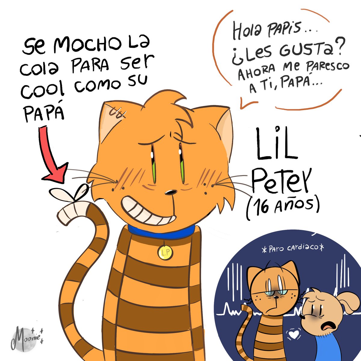 Detey1993's tweet image. Pendejo no dura nada xd

Tengo un head canon del futuro en donde lil petey admira tanto a su papá que se quiere parecer en todo a él 😔

#dogmanxpetey #dogman #dogmantwt #Petey #LilPetey #detey #futuro #AU #Fanart