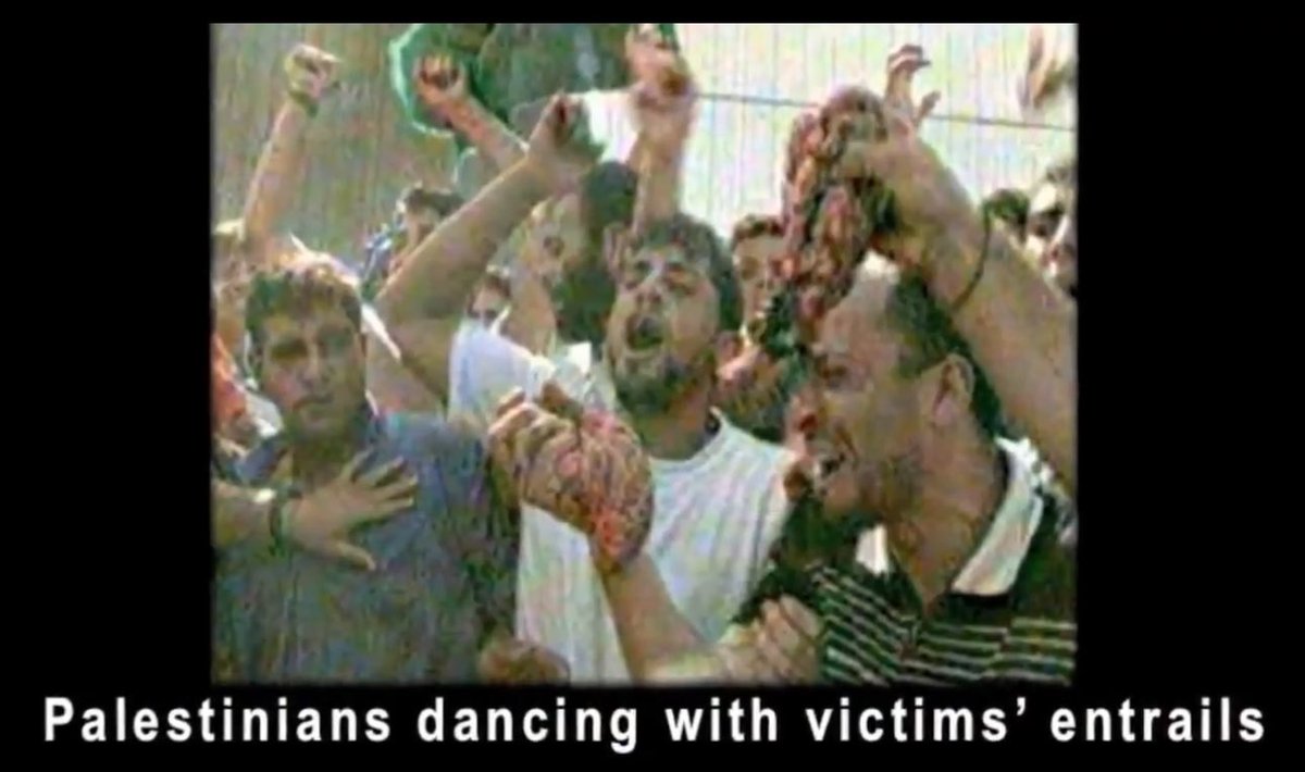 koshercockney's tweet image. The infamous Palestinian lynching of Jews in Ramallah.

When two Jews end up in a Palestinian neighbourhood, they got their hearts ripped from their bodies and Palestinians celebrated.

Celebrities that wear the Red Palm / Heart pin badge are celebrating the slaughter of Jews.