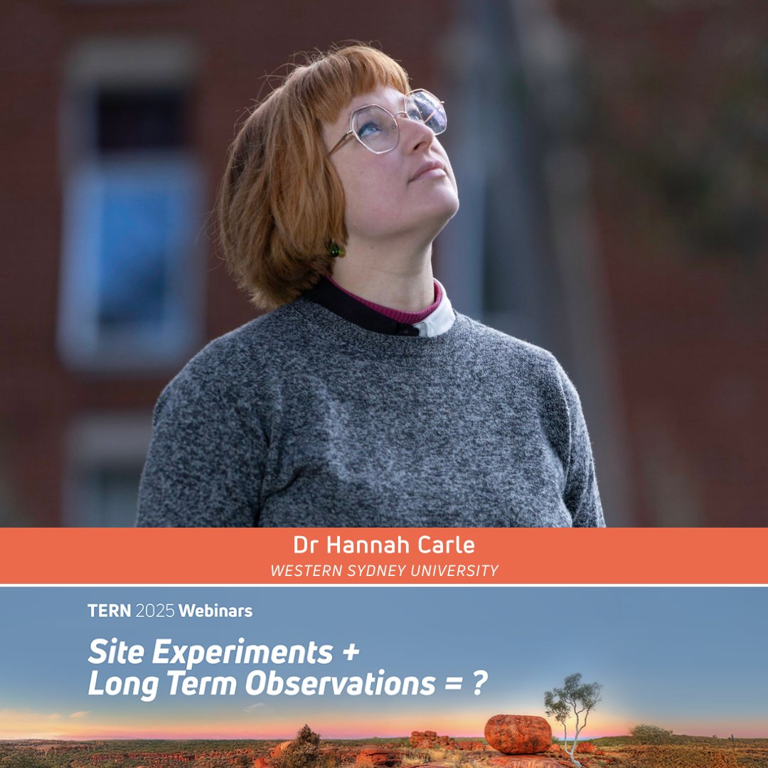 🌳Dr Hannah Carle is a Postdoc Researcher at <a href="/westsyduhie/">Western Sydney U - HIE</a>, researching forest ecophysiology &amp; ecosystem #climate risk &amp; also coordinates <a href="/QPRPaus/">Queensland Permanent Rainforest Plots</a>. For this #webinar Hannah brings practical insights to the importance of long-term ecological monitoring.

📝: uqz.zoom.us/webinar/regist…