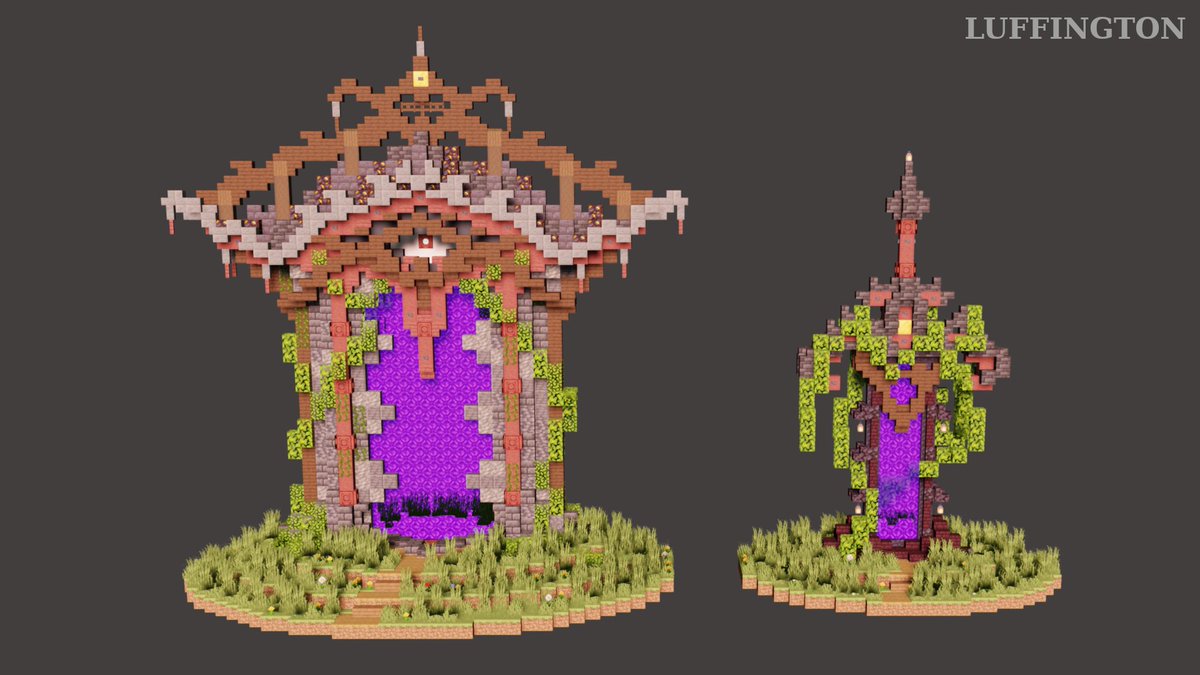 Minecraft different size Fantasy Nether Portals
#Minecraft #Minecraftbuilds #minecraft建築コミュ