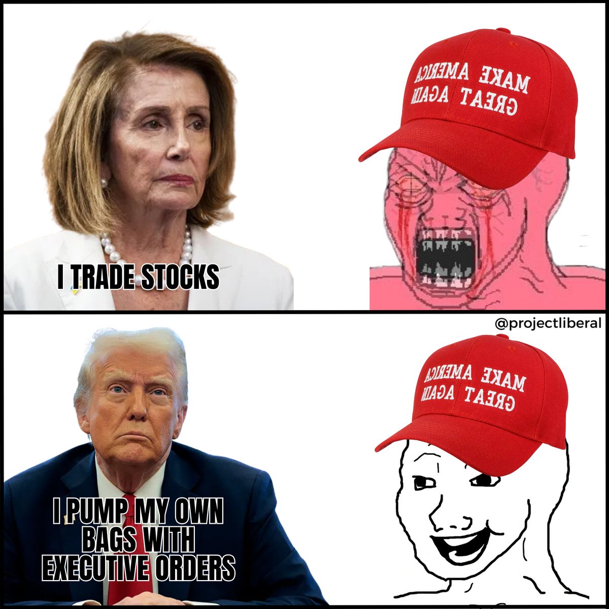 Let's get this straight:

> Trump announced a Crypto Strategic Reserve, including Sack's select shitcoins
> Trump, Don Jr., and Sacks allegedly (?) placed massive bets on these coins right before
> Trump and his friends profit billions by using the taxpayers to fund their exits