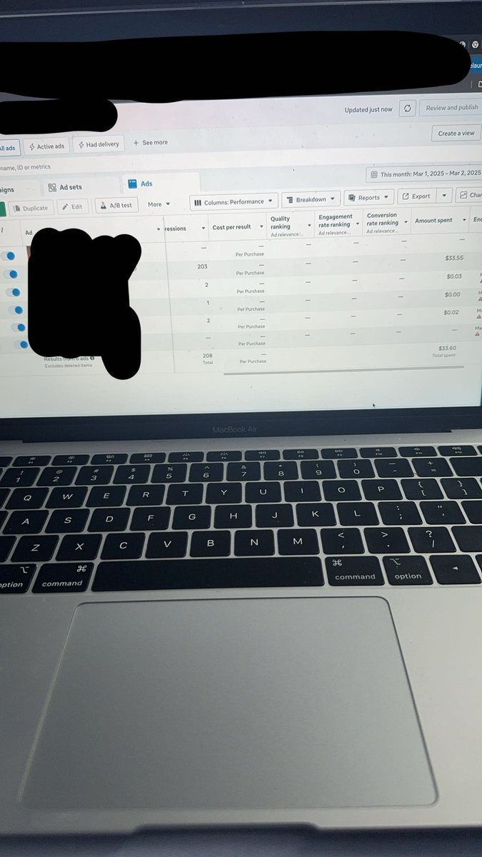 nickkm907's tweet photo. someone PLZ HELP. this my first time using meta ads and i put the budget at $80 for today. it is only spending on 1 ad and ik it spends most on what works best but it hasn’t even tried any spend on the other ads. i also have now spent like 35$ today and have only had 11 visitors https://t.co/L50d9P0Hlv