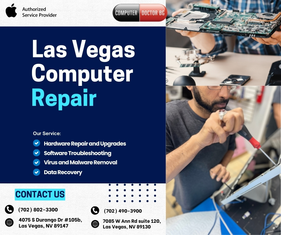 compdocbg's tweet image. 💻 Tech troubles? Computer Doctor BG in Las Vegas fixes any make or model! Fast, reliable, affordable. 🛠️ #LasVegasComputerRepairs #ComputerDoctorBG #FixMyComputer #MicroCenter #AppleStore #ComputerRepairNearMe #ComputerShopNearMe