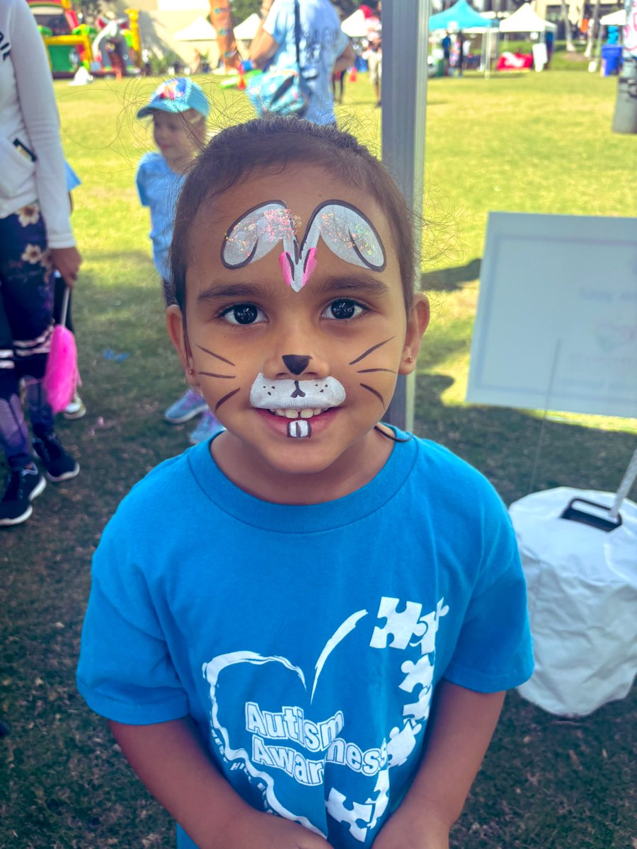 Autism Speaks Walk this morning 💙💙💙! <a href="/ForestHillElem/">Forest Hill Elem.</a>