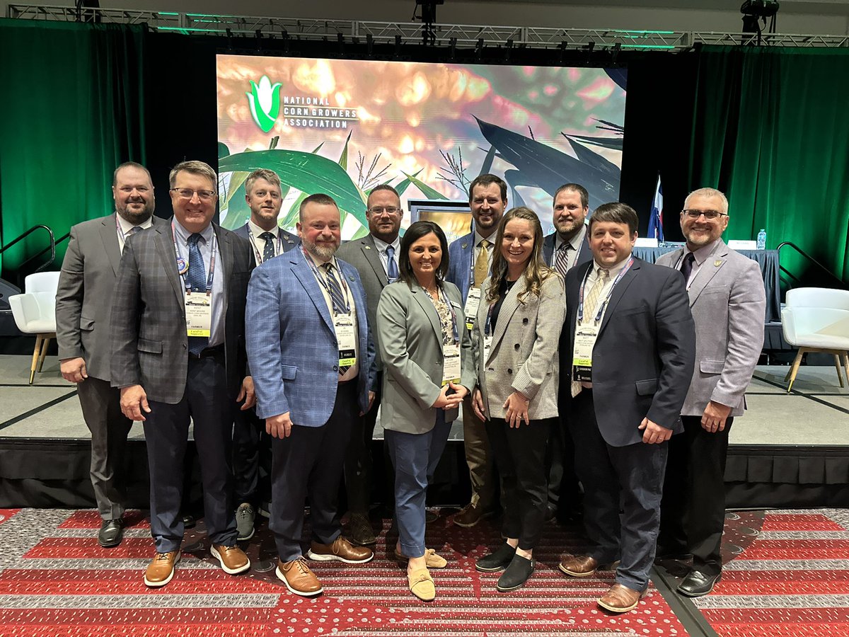 kscorn's tweet photo. It’s been an impactful afternoon as our growers represented members and got resolutions passed at Corn Congress that will benefit corn farmers in our state. #CommodityClassic25 #kscorn #kcga https://t.co/AL0GklbF48