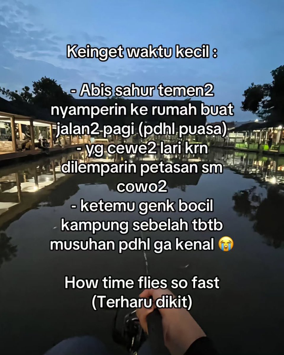 Dulu target in THR dari full puasa nya😭