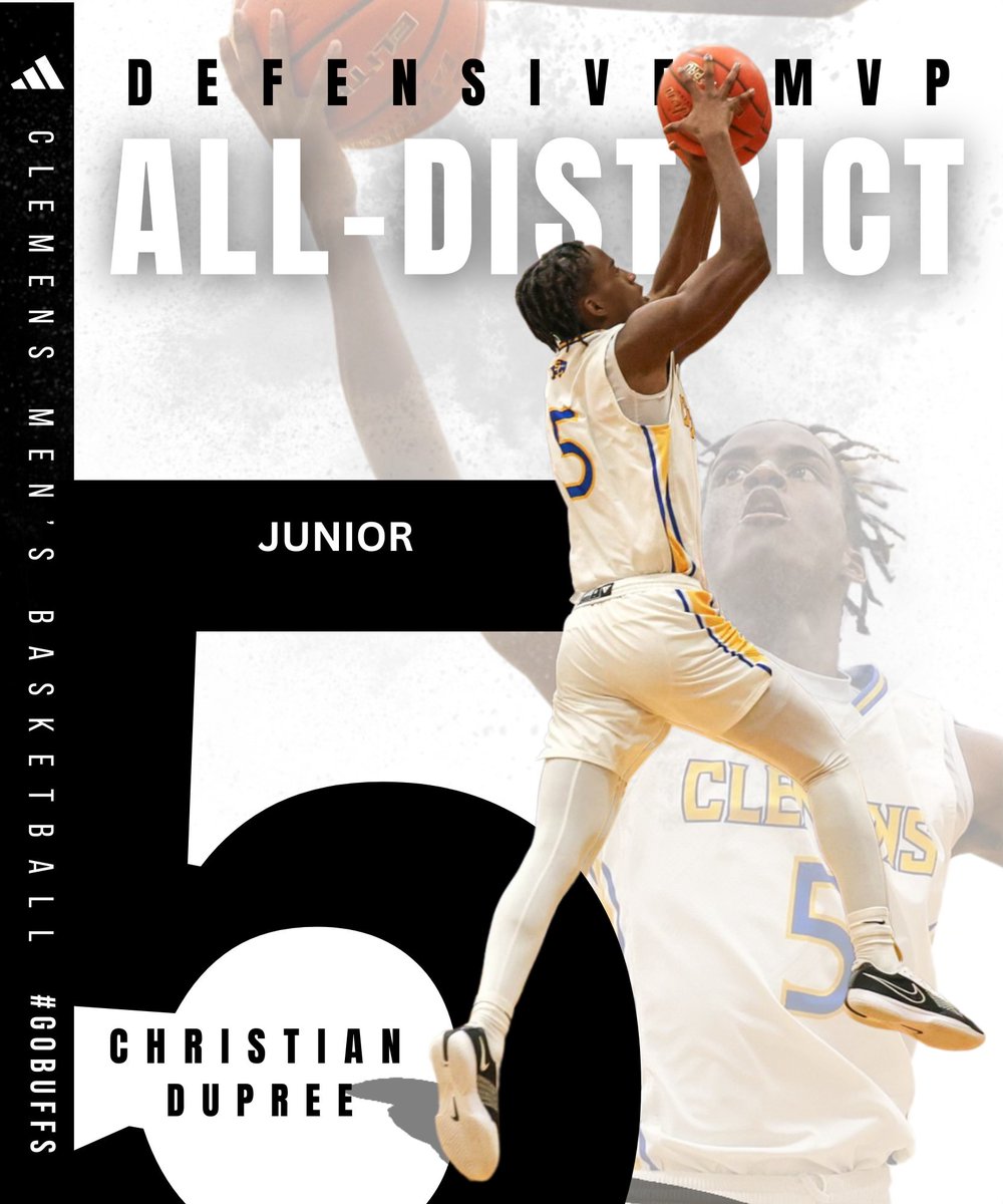 Samuel Clemens Men’s Basketball (@samuelclemensbb) on Twitter photo 🏀🔥 DISTRICT MVP ALERT! 🔥🏀
Congratulations to Christian Dupree (<a href="/0fficialchris9/">Christian Dupree</a>) on being named DEFENSIVE MVP! 🏆💪 His leadership, skill, and dedication set the tone for our team all season long. This honor is well deserved!
#BuffsUp #BuiltDifferent 🏀🔥 DISTRICT MVP ALERT! 🔥🏀
Congratulations to Christian Dupree (<a href="/0fficialchris9/">Christian Dupree</a>) on being named DEFENSIVE MVP! 🏆💪 His leadership, skill, and dedication set the tone for our team all season long. This honor is well deserved!
#BuffsUp #BuiltDifferent
