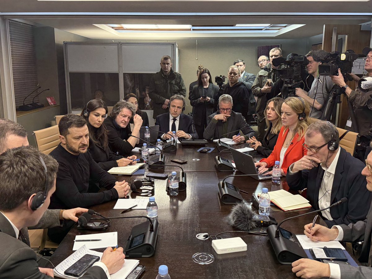 Nick Johnson (@nickjbbc) on Twitter photo Moments before <a href="/VZelenskyUA/">Volodymyr Zelensky, President of Ukraine (parody)</a> leaves the UK, he tells a gaggle of journalists he won’t apologise for White House debacle, and that “our freedom is not for sale” when asked about land concessions Moments before <a href="/VZelenskyUA/">Volodymyr Zelensky, President of Ukraine (parody)</a> leaves the UK, he tells a gaggle of journalists he won’t apologise for White House debacle, and that “our freedom is not for sale” when asked about land concessions