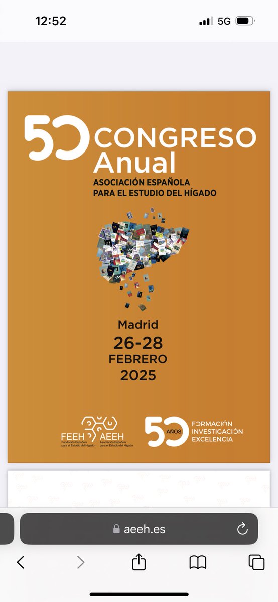 Nuestro servicio ha estado representado en el #50CongresoAEEH donde hemos presentado varios trabajos 🔬actualizado conocimientos 📚y compartido experiencias con otros compañeros.

Novedades y mejor atención para nuestros pacientes ‼️

<a href="/AEEHLiver/">Asociación Española para el Estudio del Hígado</a> <a href="/ASCostadelSol/">Área Hospitalaria Costa del Sol</a>