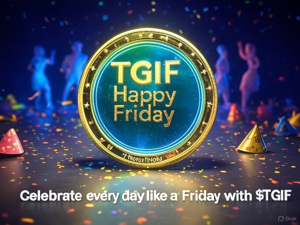 Feel the Happy Friday vibe all week with $TGIF coin! Grab it early —swap SOL for $TGIF (contract: 2NA5NNBws3QeEnhMdVcdBxvhcWfvbvQeKvYW54FA3gkw). Don’t miss out before it moons 100X! #TGIF #Solana

Find the steps to buy on memetgif.com
