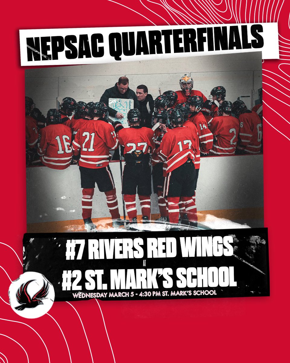 Boys Varsity Hockey makes their first Elite 8 appearance since 2018 as they will travel to ISL rival St. Mark’s for a 4:30pm puck drop on Wednesday.