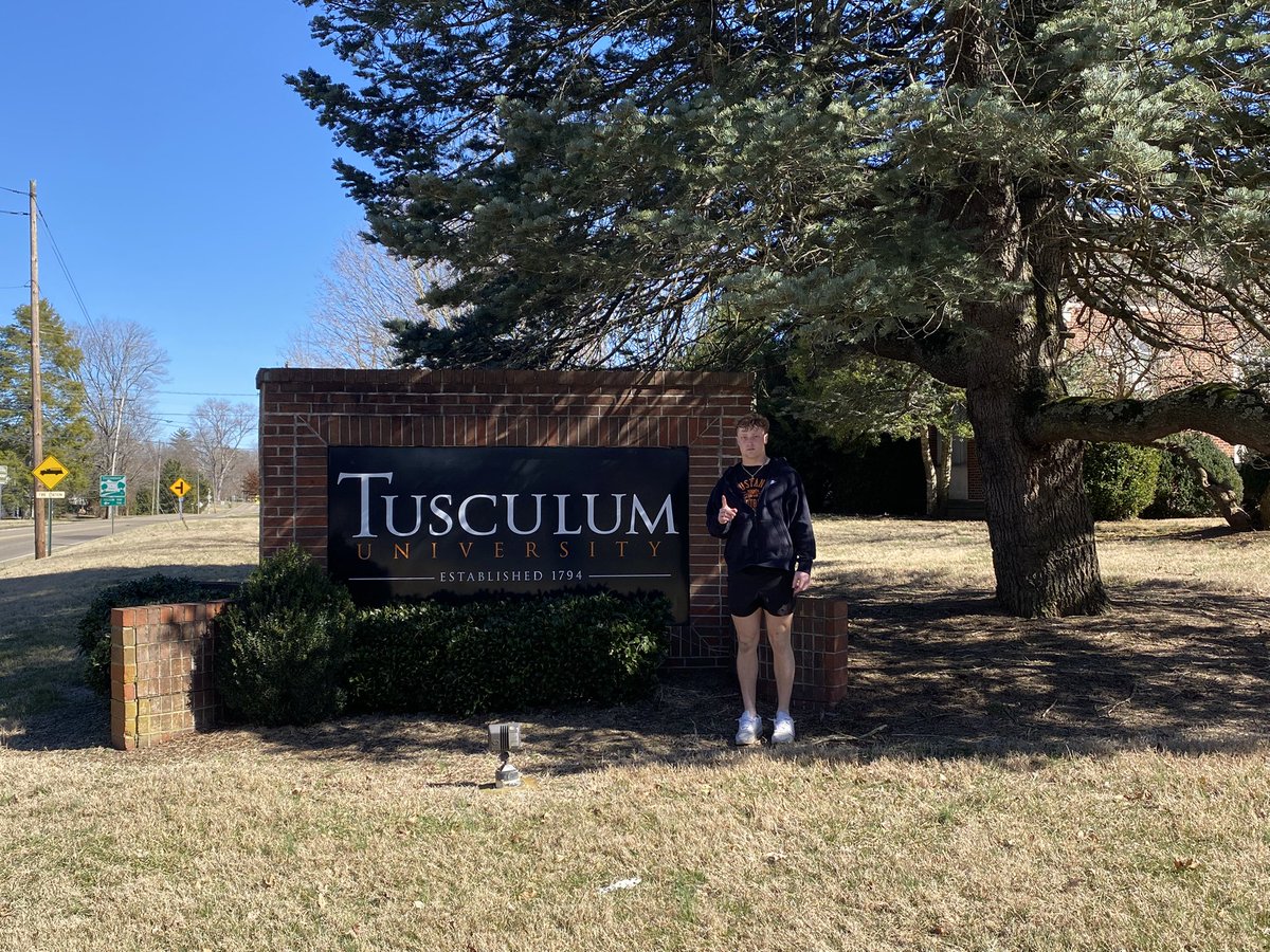 Blessed to receive my fourth offer from Tusculum University! <a href="/ELCoachMatile/">Chris Matile</a> <a href="/eastlincolnfb/">David Lubowicz</a> <a href="/JayRoseboro/">Jay Roseboro</a> <a href="/GoggioRyan/">Ryan Goggio</a>