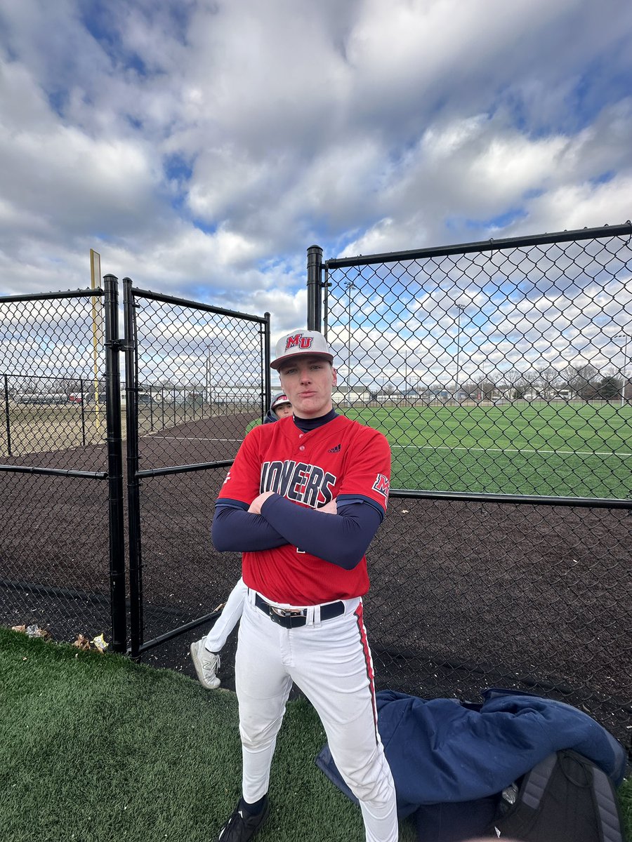 BaseballMaloneU's tweet image. Complete game shutout for the Junior Jacob Rollyson! He goes the distance and secures the win for the Pioneers! Malone will be back in action later this week in Florida! #tuff