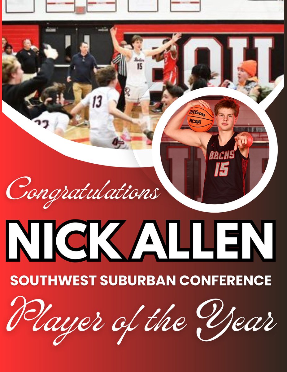 BBCHS Boys Basketball (@bbchsboyshoops) on Twitter photo Absolutely dominating career! BB All-Time Leading Scorer. 21PPG-13RPG in SWSC play. Nick, you have left your permanent mark on our program. Thank you and Congratulations!
<a href="/_Nick_Allen_/">Nick Allen</a>
<a href="/Redbird_MBB/">Illinois State Men's Basketball</a>
<a href="/NestoHoops/">Aaron Britton</a> <a href="/PrepHoopsIL/">Prep Hoops Illinois</a> <a href="/chilandprephoop/">Chicagoland PrepHoop</a> <a href="/MSchweizerTDJS/">Mason Schweizer</a> <a href="/joehoopsreport/">Joe Henricksen</a> Absolutely dominating career! BB All-Time Leading Scorer. 21PPG-13RPG in SWSC play. Nick, you have left your permanent mark on our program. Thank you and Congratulations!
<a href="/_Nick_Allen_/">Nick Allen</a>
<a href="/Redbird_MBB/">Illinois State Men's Basketball</a>
<a href="/NestoHoops/">Aaron Britton</a> <a href="/PrepHoopsIL/">Prep Hoops Illinois</a> <a href="/chilandprephoop/">Chicagoland PrepHoop</a> <a href="/MSchweizerTDJS/">Mason Schweizer</a> <a href="/joehoopsreport/">Joe Henricksen</a>