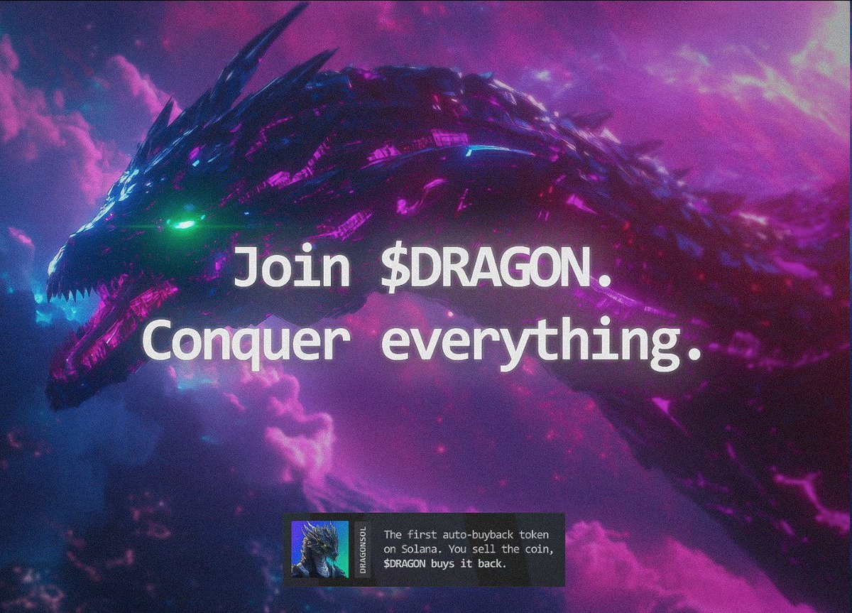Join $DRAGON.
Conquer everything.