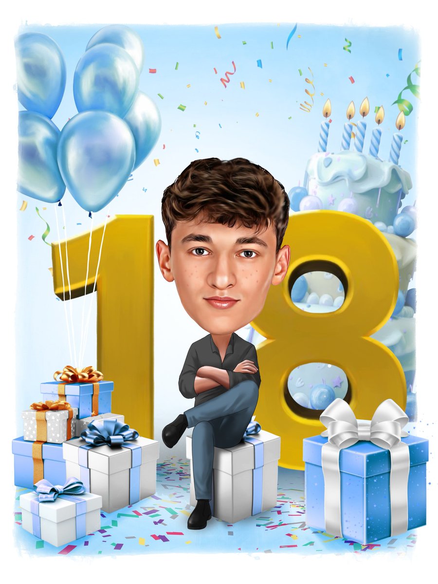 wbae22's tweet photo. Cartoon Caricature For Birthday GIFT
Do you want your photos to be changed like this? 
More info u can dm me
. 
#cartoon
#CartoonArt #cartooncharacter #caricature #illustration #illustrationart #digitalart #DigitalArtist #vectorart #vexel https://t.co/pj7gto0IA4