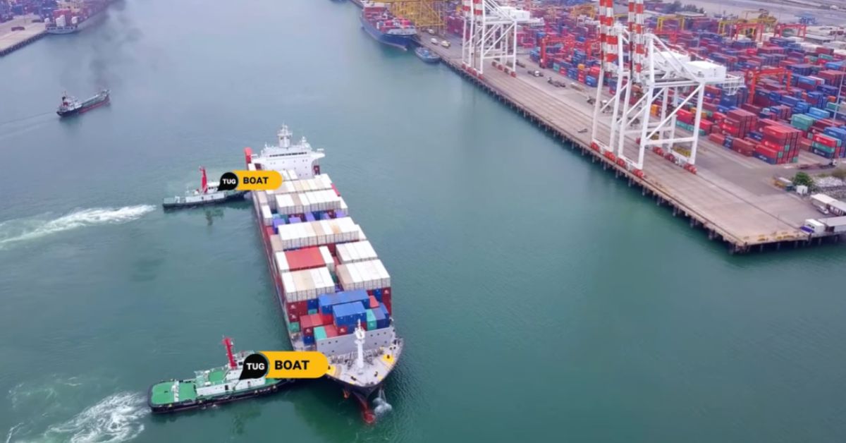 MarineInsight's tweet image. Watch: How A Small Tugboat Tows Mega Ships

Check out this article 👉 marineinsight.com/videos/watch-h… 

#Tug #Tugboat #Towing #shipping #shippingindustry #maritimeindustry #maritime #maritimesafety #MarineInsight #Merchantnavy #Merchantmarine #MerchantnavyShips