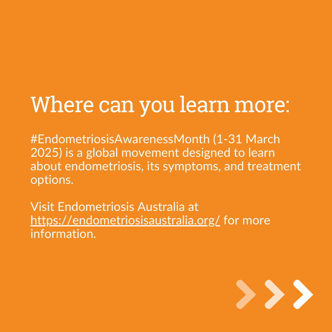 Consumers Health Forum of Australia (@chfofaustralia) on Twitter photo #CHFMember Spotlight: <a href="/EndometriosisAu/">EndometriosisAust</a>
EA has been a Member since 2023 is dedicated to raising awareness, educating the public & funding research for endometriosis. March is #EndometriosisAwarenessMonth & we wanted to spotlight EA's efforts in this space endometriosisaustralia.org #CHFMember Spotlight: <a href="/EndometriosisAu/">EndometriosisAust</a>
EA has been a Member since 2023 is dedicated to raising awareness, educating the public & funding research for endometriosis. March is #EndometriosisAwarenessMonth & we wanted to spotlight EA's efforts in this space endometriosisaustralia.org