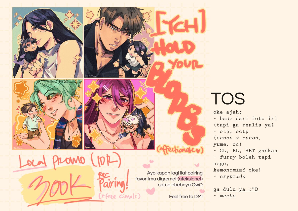 yuishin__'s tweet photo. [Sharing is appreciated! 🌸🌸] 

Hello~~ I'm opening cmsn for March batch up to 5 sIots! 
There's an additional limited sIots for Refsheet cmsn so feel free to DM for more inquiries, thank you! (✿◡‿◡) ✨✨ https://t.co/5YdcqvpO7s