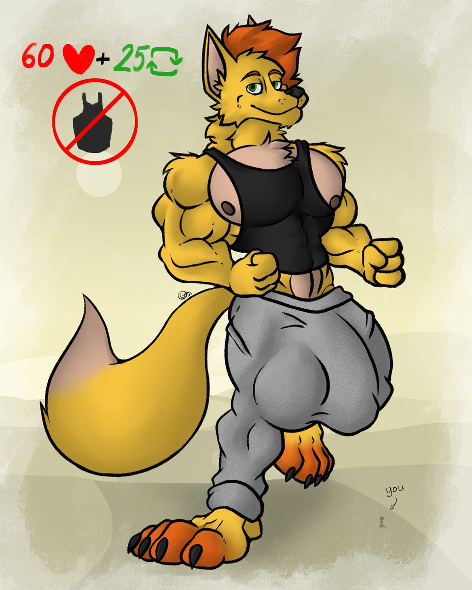 Well heck, that was fast.. Should we take off this useless tank top next?~

60 ❤ + 25 🔄 = no tank top 💦