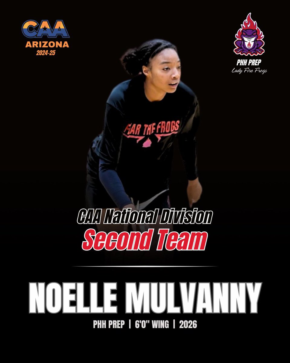 Congrats to <a href="/nmulvanny_26/">Noelle Mulvanny</a> on being selected to the CAA National Division Second Team!! 🔥🐸
