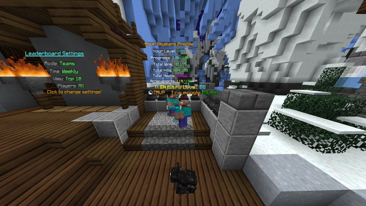 30 000 heads in Hypixel Skywars