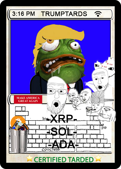 The PEPE Project (@gamesoftrump) on Twitter photo New Series X Card TRUMPTARDS added to The PEPE Project #Bitcoin L2 via <a href="/CounterpartyXCP/">Counterparty</a> Careful anons don't let your favorite god king RUG you! New Series X Card TRUMPTARDS added to The PEPE Project #Bitcoin L2 via <a href="/CounterpartyXCP/">Counterparty</a> Careful anons don't let your favorite god king RUG you!