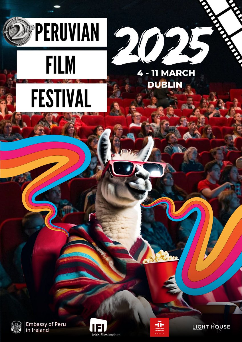 Instituto Cervantes Dublín (@icdublin) on Twitter photo The 2nd Peruvian Film Festival kicks off on Tuesday! Enjoy a selection of 4 high-quality films from Peru, shown in original version with English subtitles. 🎟️Reservations: eventbrite.ie/o/embassy-of-p…
#Dublin #Dublinevents #ThingsToDoInDublin <a href="/PeruEmbassyIRL/">Embassy of Peru in Ireland</a> <a href="/LightHouseD7/">Light House Cinema</a> <a href="/IFI_Dub/">Irish Film Institute</a> The 2nd Peruvian Film Festival kicks off on Tuesday! Enjoy a selection of 4 high-quality films from Peru, shown in original version with English subtitles. 🎟️Reservations: eventbrite.ie/o/embassy-of-p…
#Dublin #Dublinevents #ThingsToDoInDublin <a href="/PeruEmbassyIRL/">Embassy of Peru in Ireland</a> <a href="/LightHouseD7/">Light House Cinema</a> <a href="/IFI_Dub/">Irish Film Institute</a>