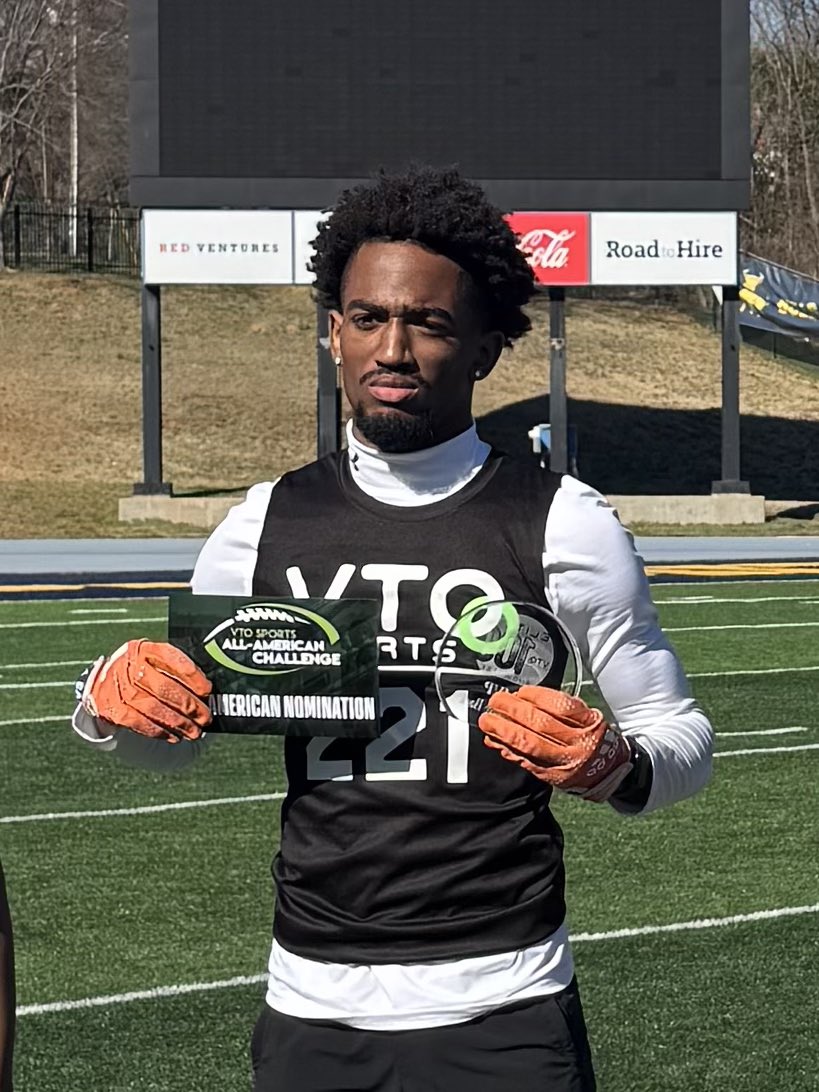 Gavin Gibson (@gfrm704) on Twitter photo Had a great day out at the VTO camp today! Won plenty of awards out there, MVP of the db’s, Fastest Athlete award, Best 1on1 award and an invitation to the All- American Challenge. Still not satisfied!!! <a href="/Dj_Mcfadden11/">Darryl Mcfadden jr</a> <a href="/CoachWebb_704/">Adam Webber</a> <a href="/CMines20/">Devin Mines</a> <a href="/CoachRay52/">Cameron Ray</a> <a href="/VTOSPORTS/">VTO Sports</a> Had a great day out at the VTO camp today! Won plenty of awards out there, MVP of the db’s, Fastest Athlete award, Best 1on1 award and an invitation to the All- American Challenge. Still not satisfied!!! <a href="/Dj_Mcfadden11/">Darryl Mcfadden jr</a> <a href="/CoachWebb_704/">Adam Webber</a> <a href="/CMines20/">Devin Mines</a> <a href="/CoachRay52/">Cameron Ray</a> <a href="/VTOSPORTS/">VTO Sports</a>