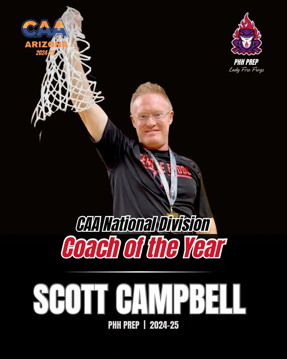 Congrats to @GoFireSC on being selected as the CAA National Division Coach of the Year!! 🔥🐸