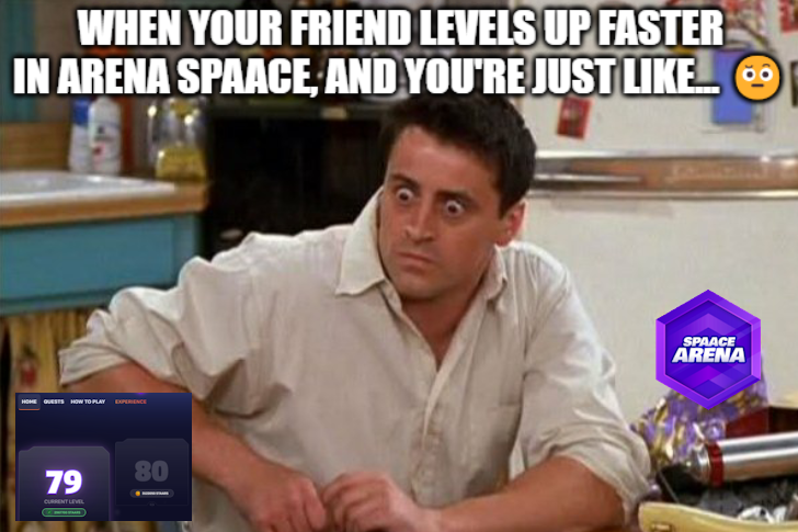 marcopizarror's tweet photo. When my buddy just leveled up and surpassed me in Arena Spaace... I need to up my game! 😂🚀
💫 $SPAACE offer a refreshing, fun and competitive environment through interactive challenges and rewards. Let's go!
@spaace_io #NFT #ArenaSPAACE #LevelUp
https://t.co/xplq0qwA4S https://t.co/L4dl3ThJ5I