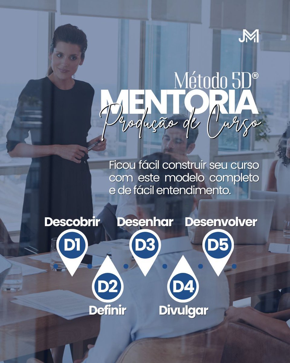 joaomottacoach's tweet photo. O melhor modelo de produção de #cursos a um clique de distância! Conheça o Método 5D®, desenvolvido por João Motta, Líder de #RH e #CoachExecutivo, há 20 anos treinando líderes e profissionais na América Latina, Europa e Estados Unidos. https://t.co/2purdabkca