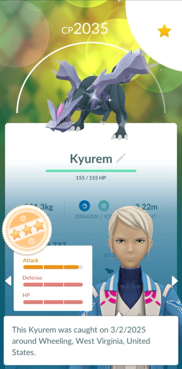 Had the craziest back-to-back raids earlier

For context, this was almost a 1 in 933120 chance occurrence, getting a 100% IV Kyurem and a 100% shiny Kyurem right after 😶