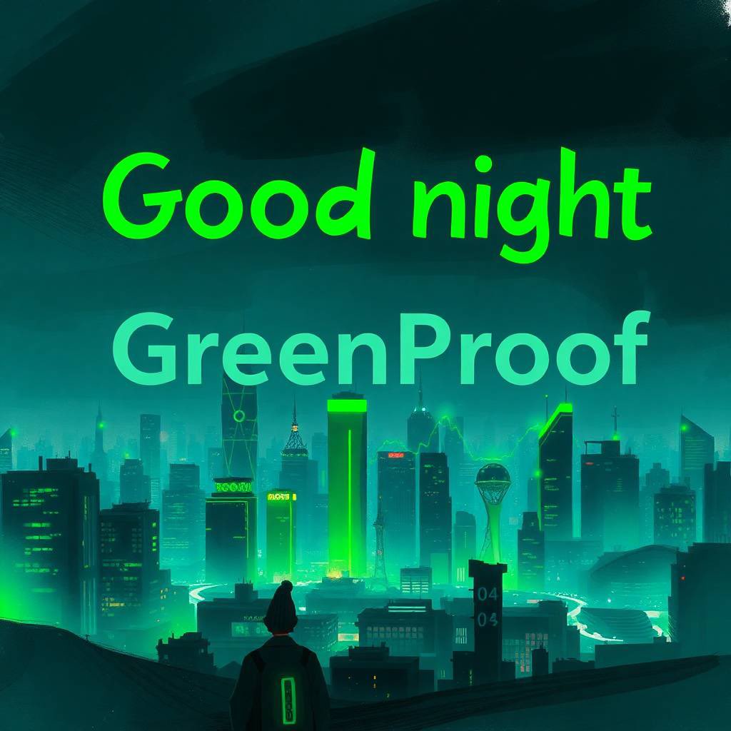 GreenProof's tweet photo. Good night, #GreenProof dreamers! ๐
May we all wake up to a greener world - both in nature and in the markets! ๐ฑ๐ Letโs keep pushing for a future where crypto and sustainability go hand in hand.
Sleep well and dream big! ๐๐ #GreenProof #EcoCrypto #SustainableFinance #Crypto