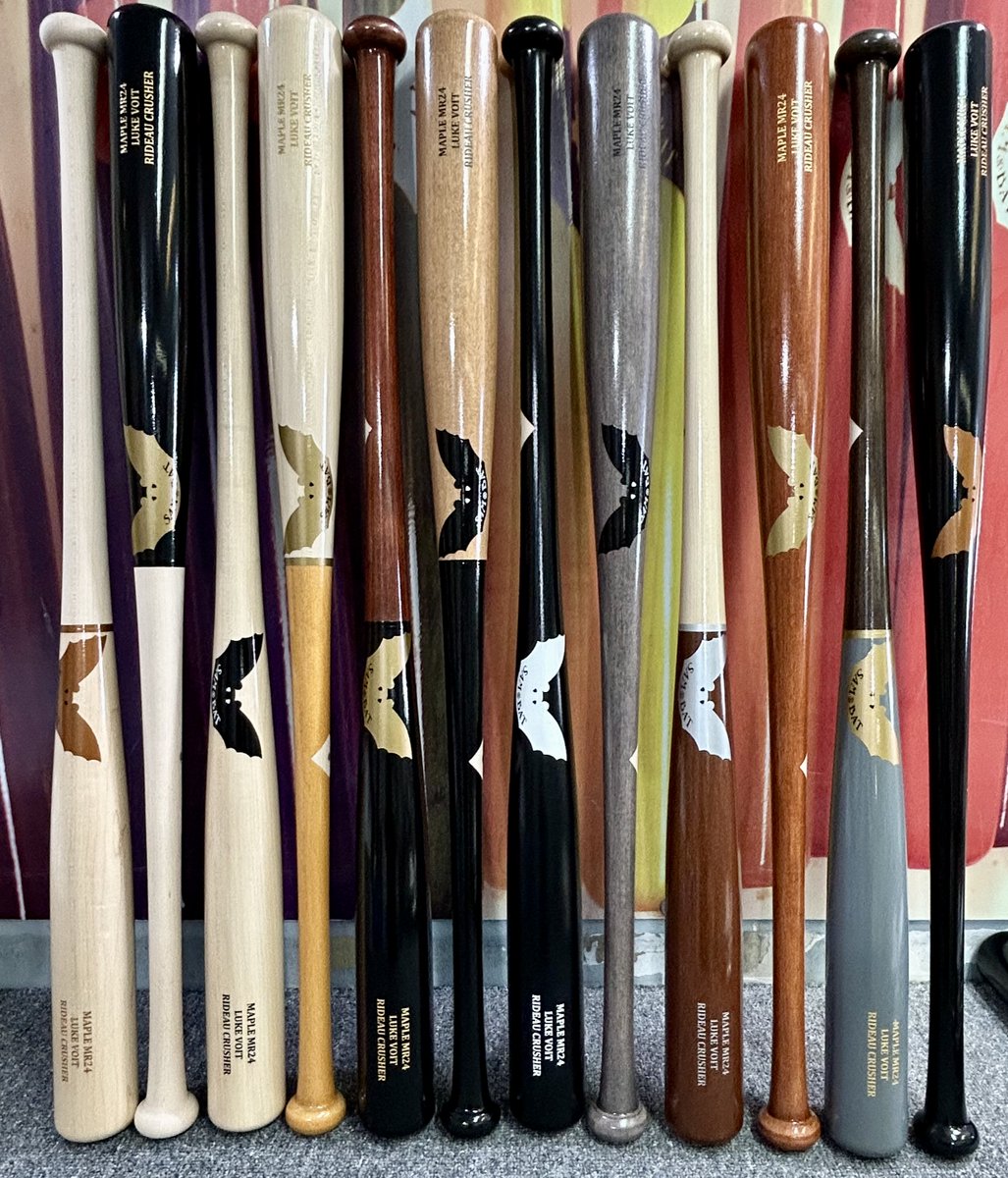 Nothing beats an array of #SamBats! Which one are you swinging? #ProBats #SamBat #CustomBats