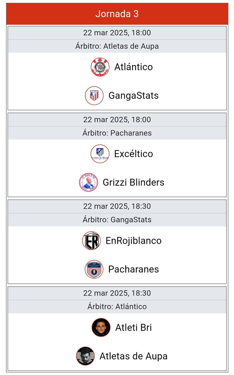 Este es el calendario oficial del torneo para poder optar a jugar las semifinales