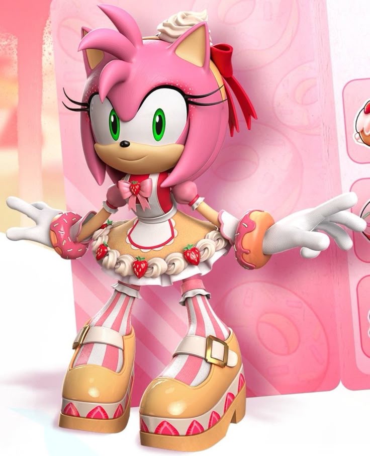 I don't rlly know the Sonic franchise so ik I got some things wrong but I liked how Amy looked, so I drew her ☻