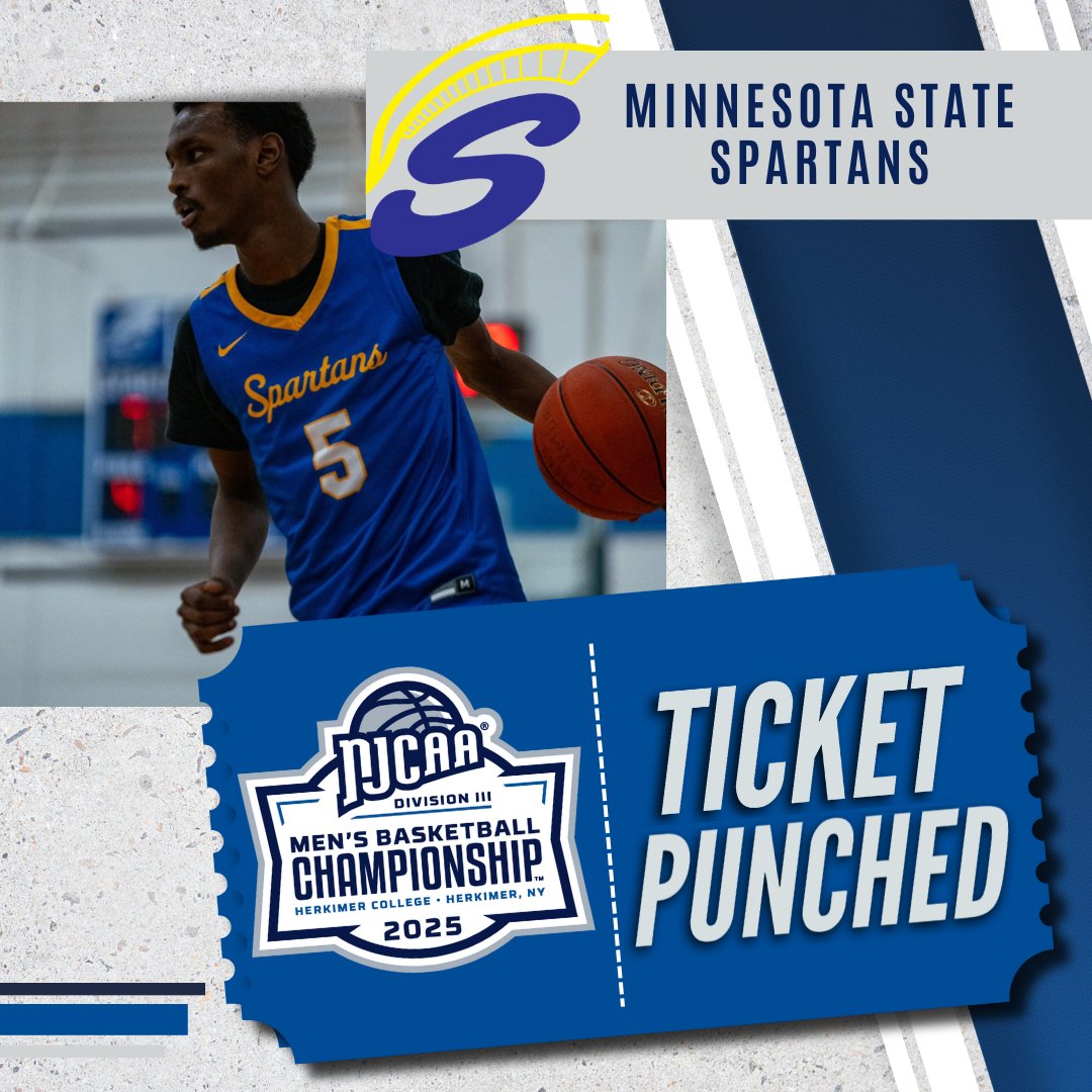 👊🎟️

Minnesota State wins the North Plains District to earn a spot in the 2025 #NJCAABasketball DIII Men's National Tournament!

njcaa.org/sports/mbkb/20…
