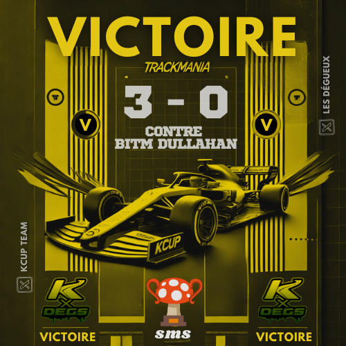 KCUPTeam's tweet photo. Après une défaite des KCUPxDEGS contre la line up Piwo Cosual en Winner Bracket, nos joueurs ont remporté leur 2nd match de la soirée ! 

La course à la win des Playoff continue.

See you semaine pro !
@LesDegueux

#KCUP #SMS #Playoff #DEGS #trackmania https://t.co/qEuyNTfpzy