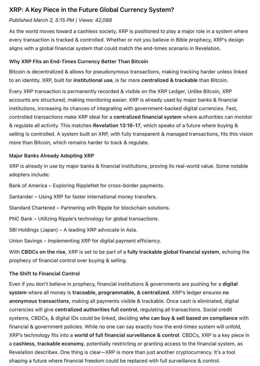 $XRP $btc this is scary