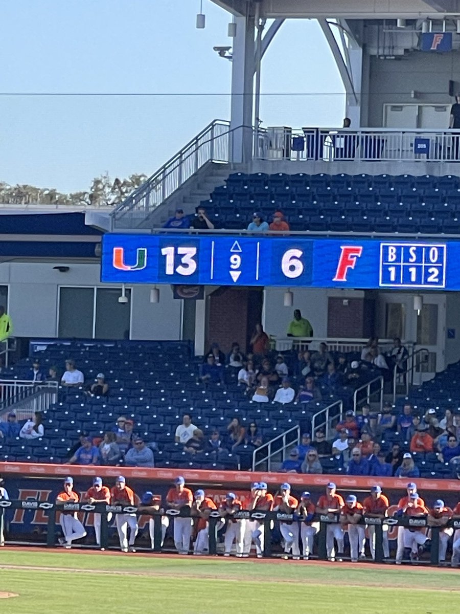 caneschobee5's tweet photo. @CanesBaseball my son had an awesome first ballgame watching his Canes beat the Gators on their home turf!! https://t.co/AeMrAZJGCO