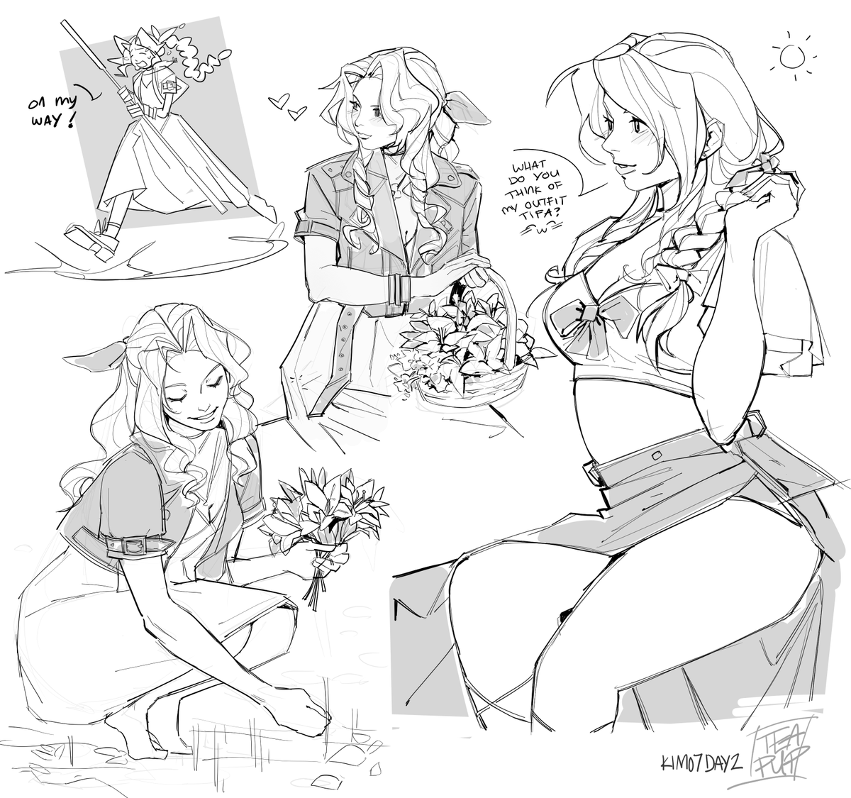 kimo7 day 2 - aerith gainsborough my wife 

#FF7Rebirth #FF7