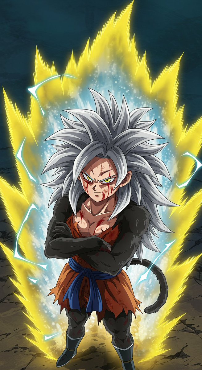 In honor of the amazingness of #DragonBallDAIMA here is my character Sarynn, as a Super Saiyan 4.