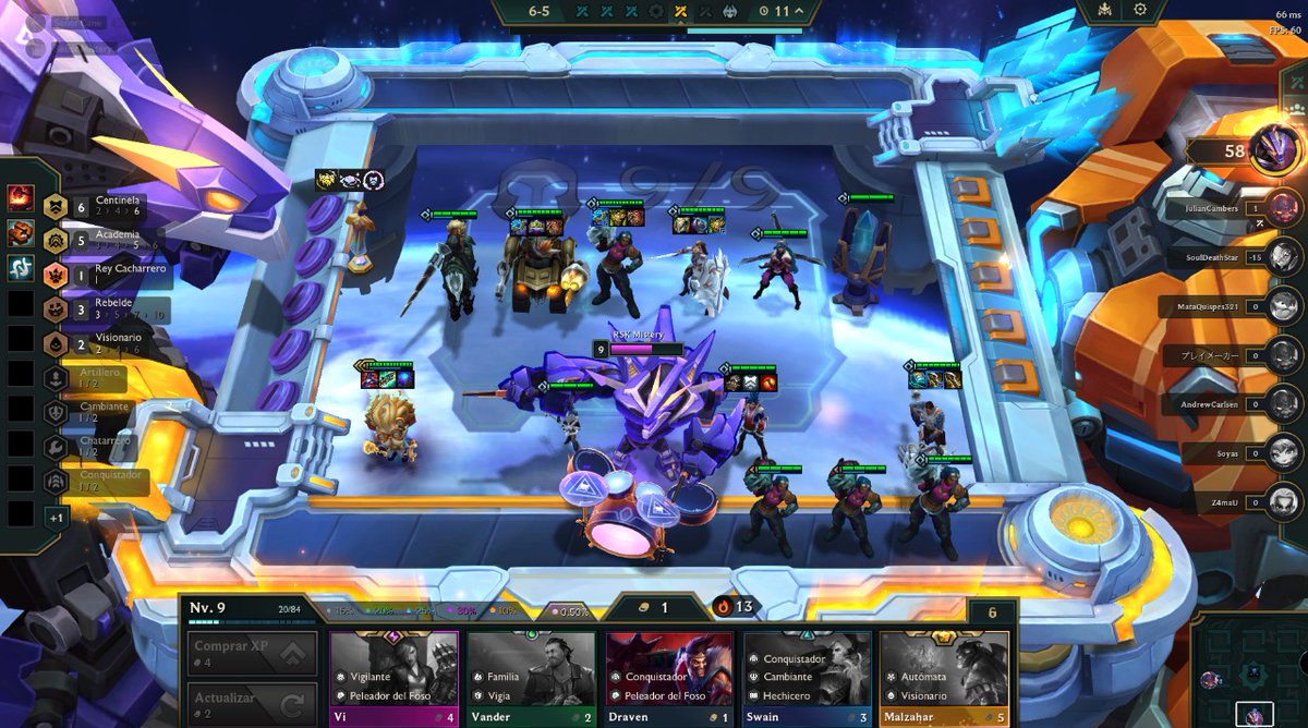 Este set no me gustó mucho desde el PBE. Aún así me encanta el TFT y las sinergias favoritas del set para mí fueron Academia y los dominadores. Disfrutando de los últimos días!