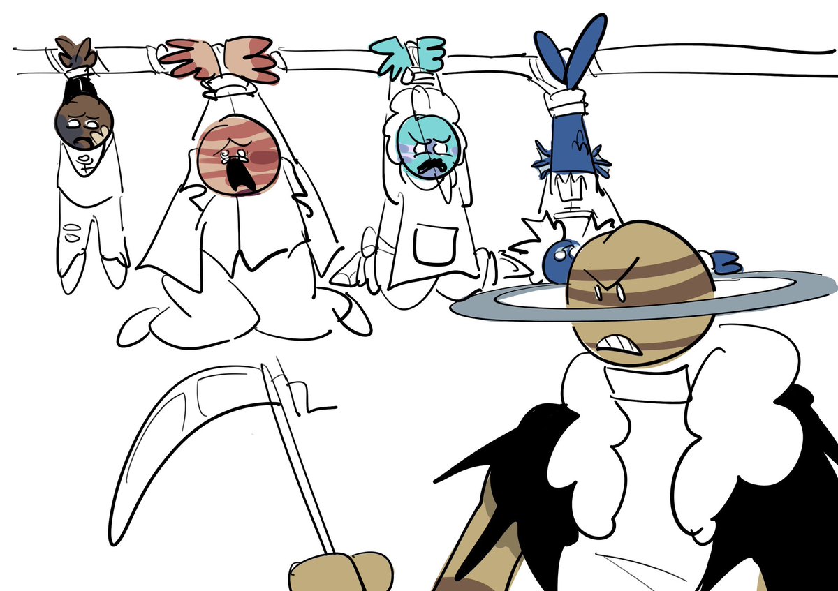 Laurel_true01's tweet image. Saturn when he catch them